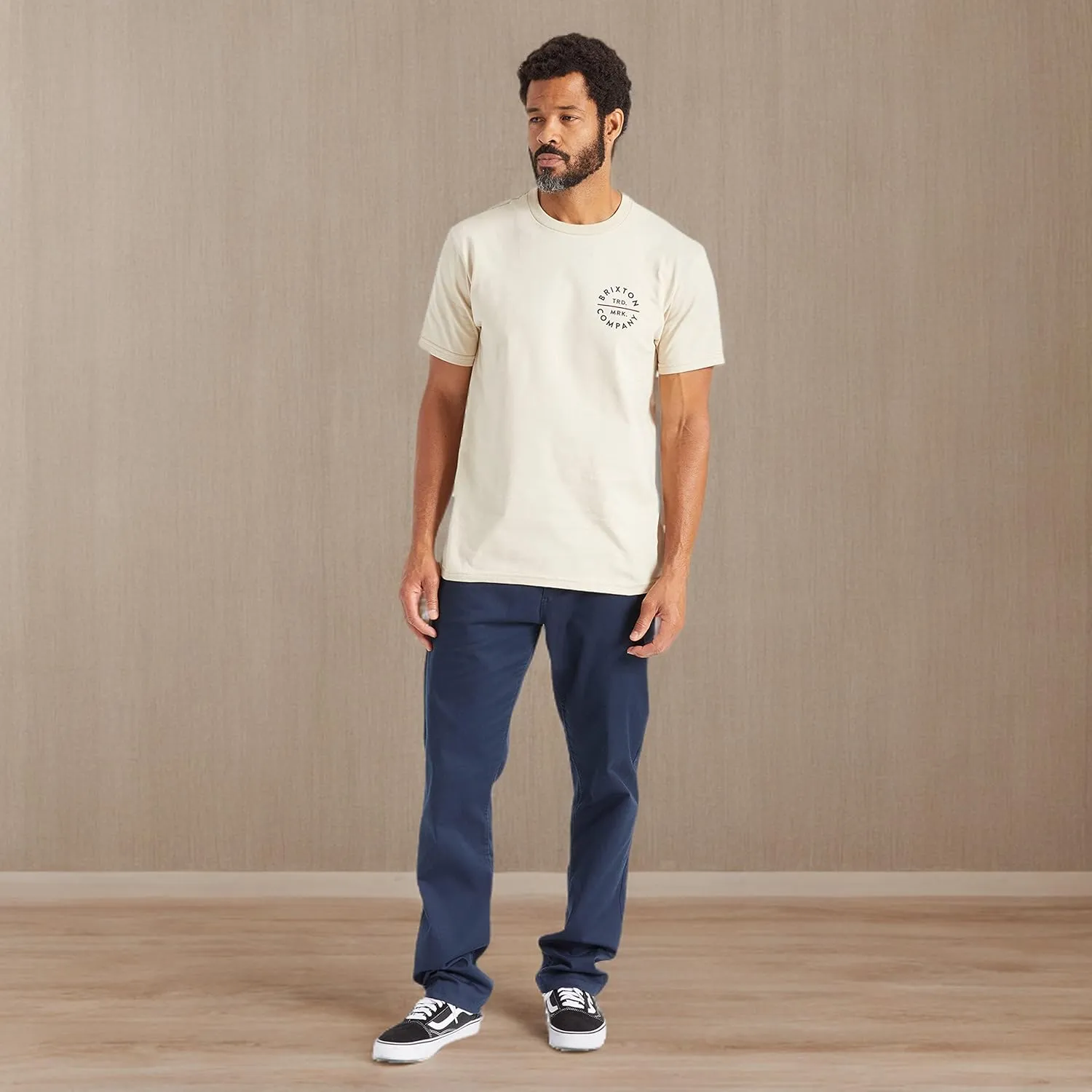 Brixton Men's Pledge Long Sleeve Standard T-Shirt