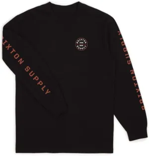 Brixton Men's Pledge Long Sleeve Standard T-Shirt