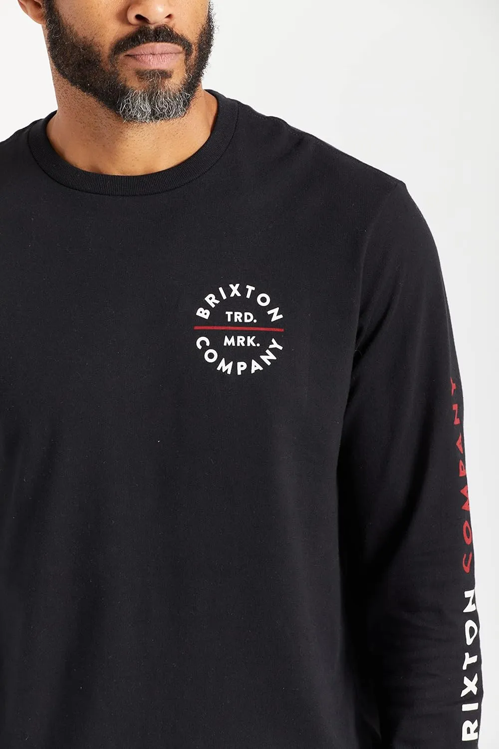 Brixton Men's Pledge Long Sleeve Standard T-Shirt