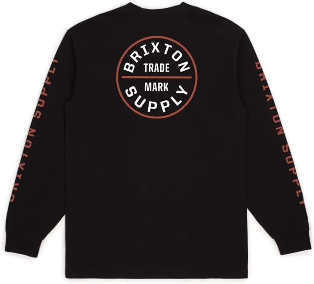 Brixton Men's Pledge Long Sleeve Standard T-Shirt