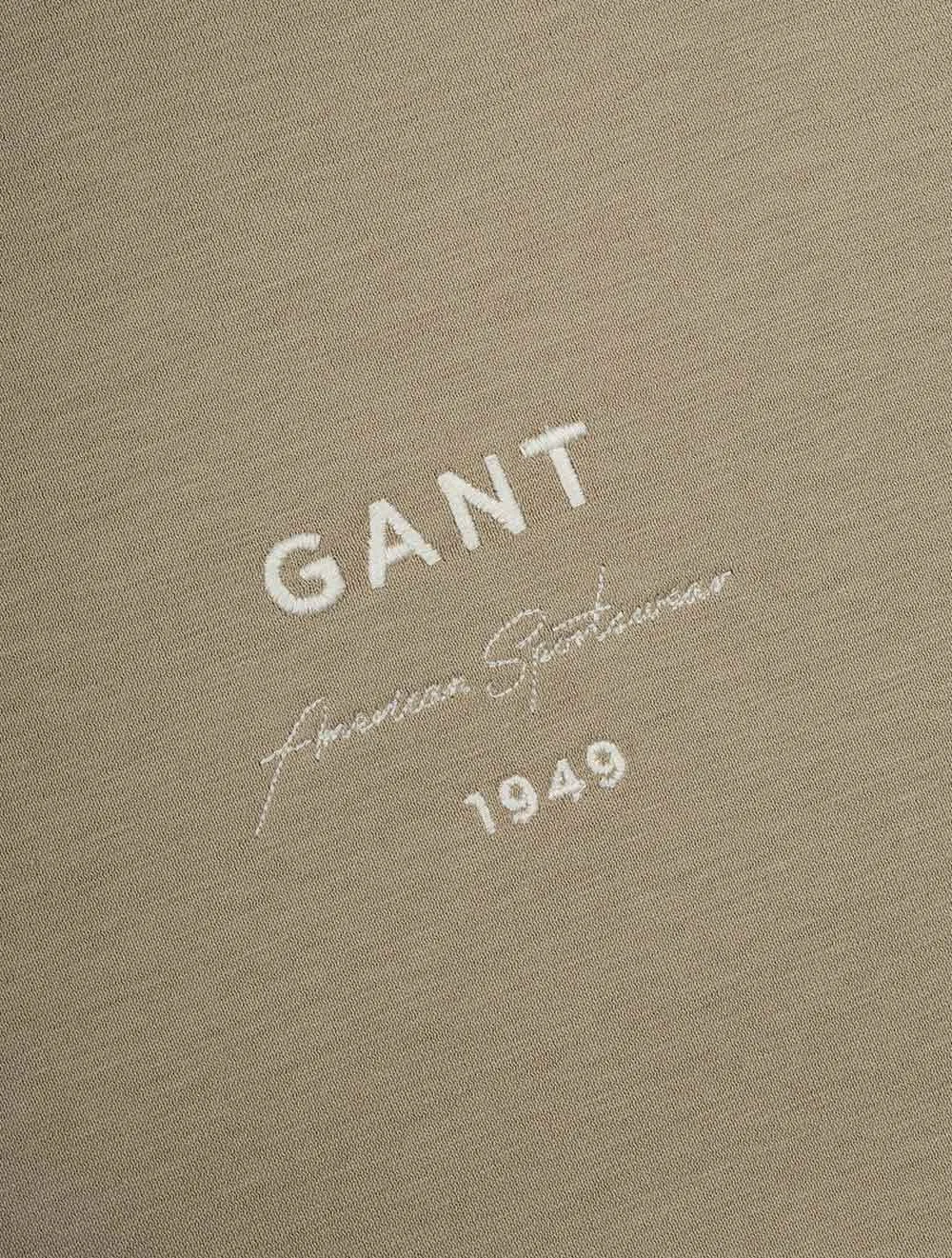 Logo Script Short Sleeve T-Shirt Dried Khaki